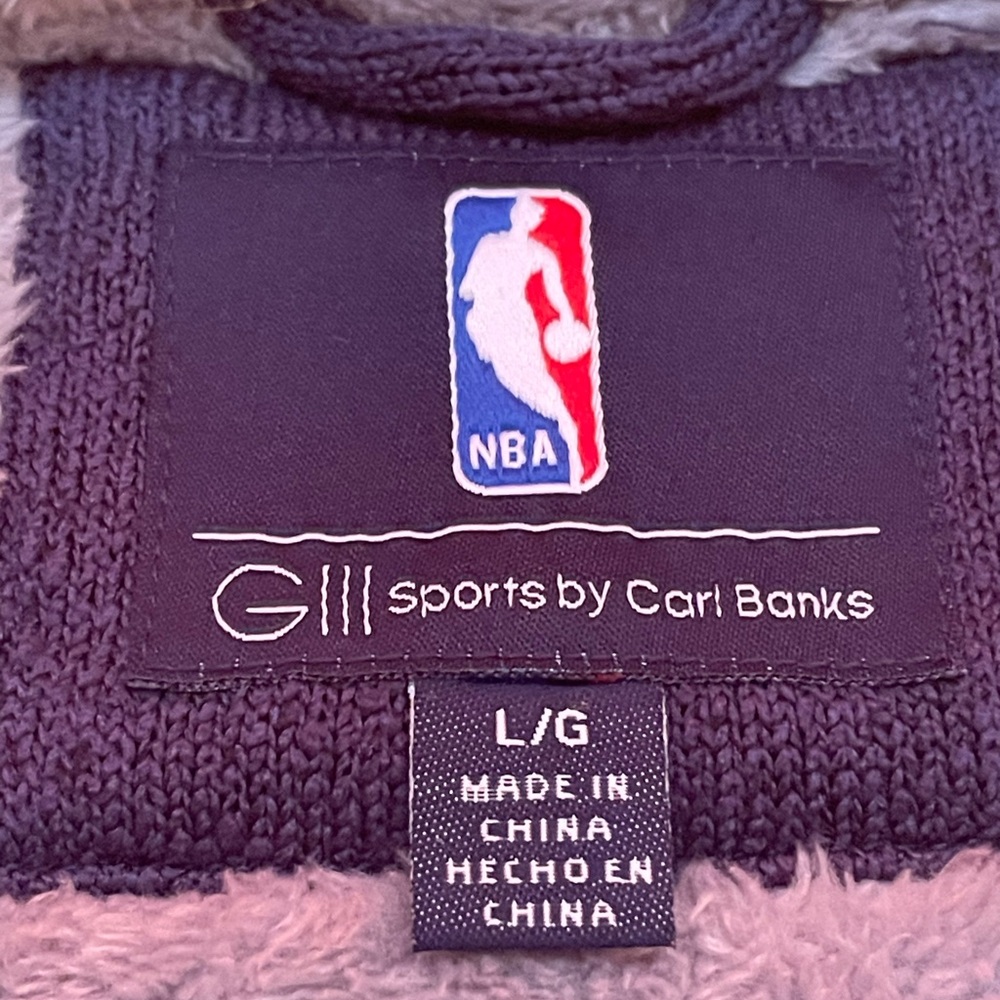 NBA Washington Wizards Knit Jacket Mens Large Hooded Full Zip Color Block New - Picture 3 of 4